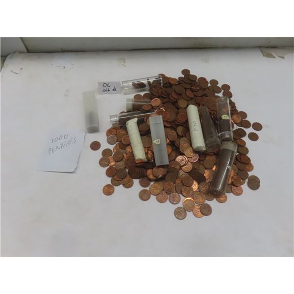 Approx 1000 Canadian Pennies