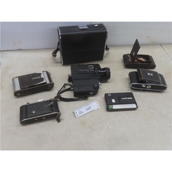 Vintage Cameras: Sankyo Movie Camera, Kodak, and More