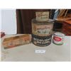 Image 1 : Vintage Tins: Honey, Campfire Marshmallows, Moonlight Mellos, and Valis Wood Cheese Box