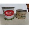 Image 8 : Vintage Tins: Honey, Campfire Marshmallows, Moonlight Mellos, and Valis Wood Cheese Box
