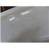 Image 6 : Pyrex Mixing Bowls, Casserole Dish, Extra Glass Lids, and Fire King Loaf Pan