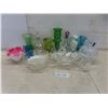 Image 1 : Vases, Art Glass, Creamer, Crystal Candy Dish with Lid, Serving Bowls, and More