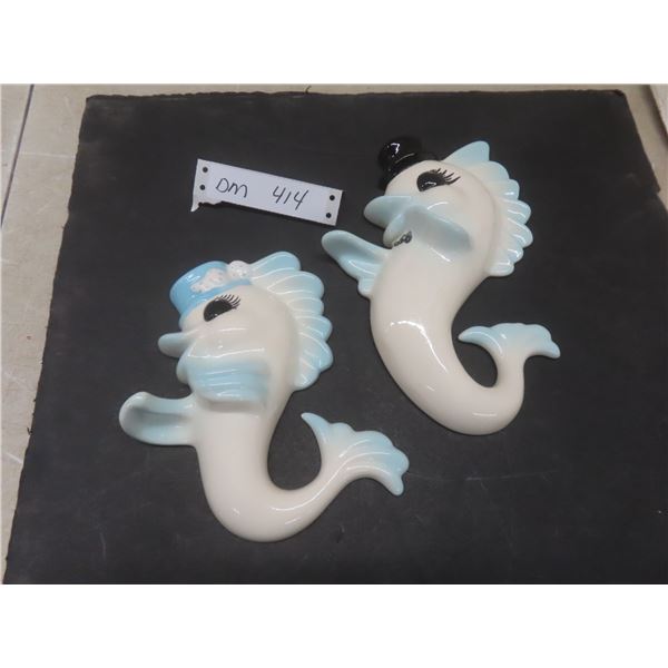 MCM Reel Retro Dancing Fish, 9 1/2" H