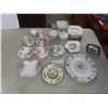 Image 1 : Cobalt Blue Glass & Silver Plated Salt Pepper Shakers & Royal Albert Cups, Saucers, Plates, Creamer,