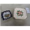 Image 9 : Cobalt Blue Glass & Silver Plated Salt Pepper Shakers & Royal Albert Cups, Saucers, Plates, Creamer,