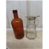 Image 10 : 2 Thermoses, Meat Grinder, Juicer, Milk Glass, Casserole Dish with Wicker Holder, and More