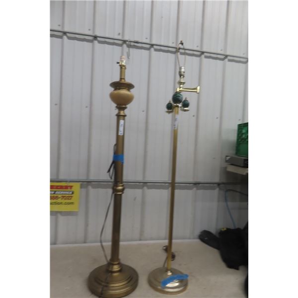 2 Floor Lamps (No Shades)