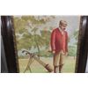 Image 6 : 2 Antique Framed Golf Pictures 23" x 29"