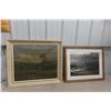 Image 1 : 2 Framed Pictures, Largest 24" x 28"