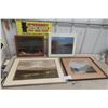 Image 1 : 4 Framed Pictures, Largest 18" x 24"