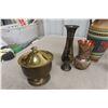 Image 6 : Vases, Ornaments, Some Brass, Pottery, and More