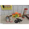 Image 1 : Fisher-Price Play Station, Building Bricks, and Tinker Toy