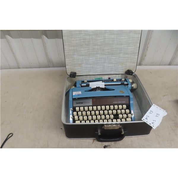 Brother Opus 899 Typewriter and Case