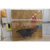 Image 1 : Framed Art Picture 36" x 36"