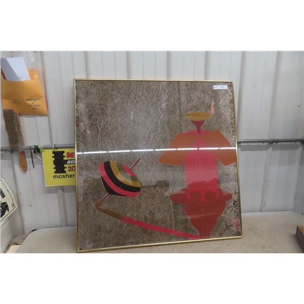 Framed Art Picture 36" x 36"