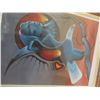 Image 6 : Framed Indigenous Print, 18" x 14"