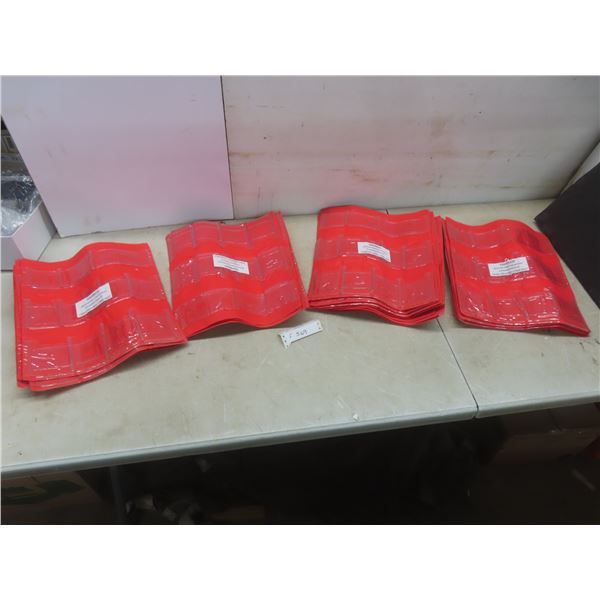 Insert First Aid Cabinet #3 #4 #5 #6 #7 Plastic, 12 Pouches, 14 7/8" x 16 1/4"