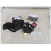 Image 1 : Stretcher Straps Nylon 2-PC 7ft, Metal Buckle and Speed Clips, Black