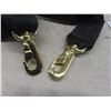 Image 6 : Stretcher Straps Nylon 2-PC 7ft, Metal Buckle and Speed Clips, Black