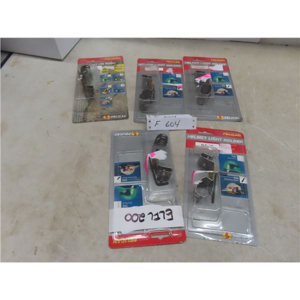 Stainless Steel Helmet Light Holder Pelican 750