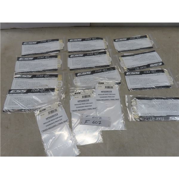 Striker Tear-Off Lens Covers, Clear — Triketeam/Xtricator ESS 740-0246
