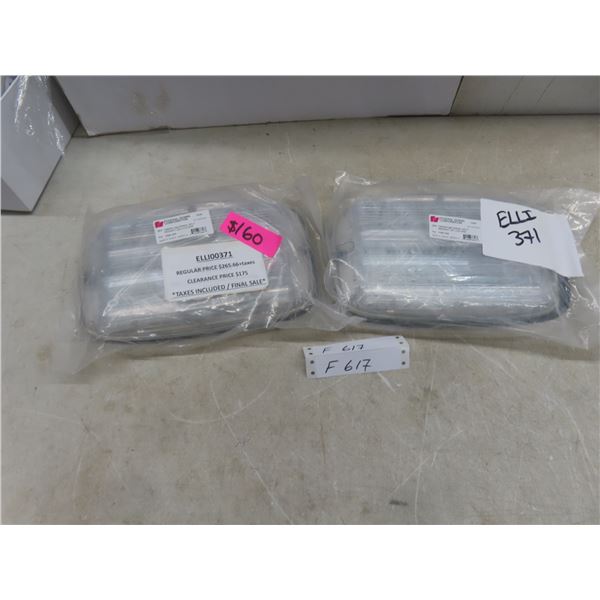 Perimeter Light Fireray " Split White/Red FR-9R Upgrade PROMO2019B, Surface Mount Warning Light