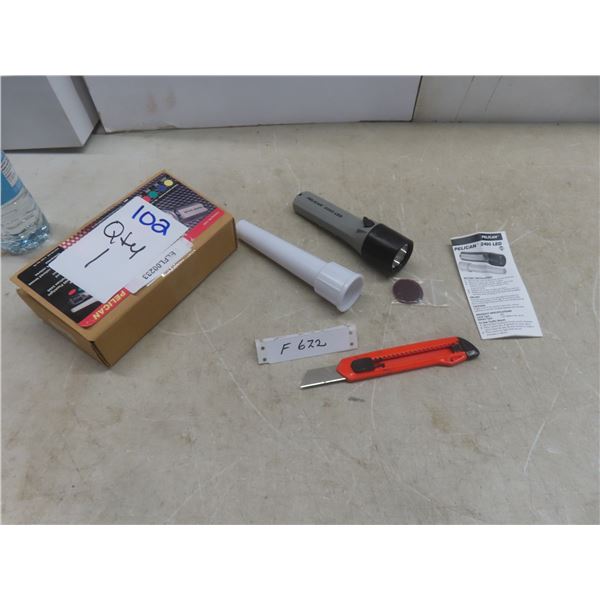 Flashlight LED Stealthlite 64 Lumens with Traffic Wand and 4 Colour Lens