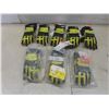 Image 1 : New 8 Pairs 8X+R SFI Extrication Level 5 Gloves, Yellow, Size Small