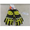 Image 1 : 1 Pair 8X+R SFI Extrication Level 5 Gloves, Yellow, Size Med