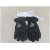 Image 1 : 1 Pair New Black Eversoft Cowhide Gloves with Pro-Tect Insert NN0815, Size Med, 76N