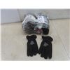 Image 1 : New 8 Pairs All Black Eversoft Cowhide Gloves with Pro-Tect Insert NN0815, Size Med, 70W