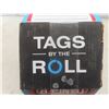 Image 2 : Tags By-the-Roll, Danger Barricade Red, 250/Roll