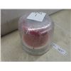 Image 4 : Red Light Strobe Round 12-48V PM Red with CLR Dome