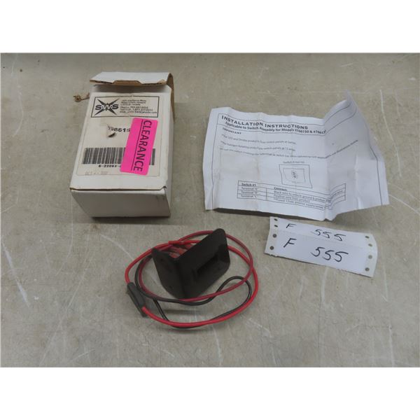 Switch Panel Rocker Lighted 1-2 Position SWS