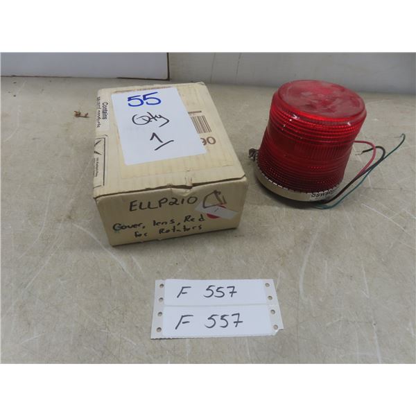 Cover Kens Red for Rotators SWS, Light Strobe Round 12V PM, CD Red