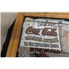 Image 3 : Coca-Cola Bottle Opener (STARR) and Coca-Cola Mirrored Advertisement 14" x 11"