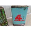 Image 3 : 2 x One-Gallon Cans of Turpentine and Linseed Oil