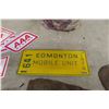 Image 3 : 1974 Edmonton Mobile Unit License Plate, 2 Metal Ford Emblems, Triple-A Security Sticker, and Lowne