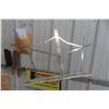 Image 2 : Two-Section Folding Music Stand, Nickel Finish