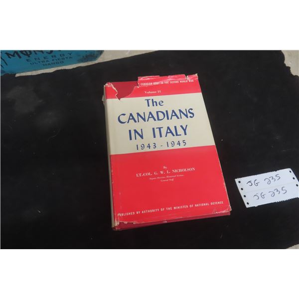 The Canadians in Italy 1943-1945, Volume 11 by Lt. Col. G.W.L. Nicholson, Second Printing (1957), 8