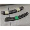 Image 3 : HO Scale Model Train Set: 20ft Track, Transformer, 1 Engine, and 3 Cars