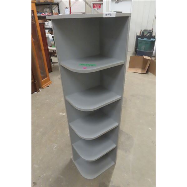 Corner Shelf Unit, 12" x 16" x 60"