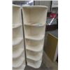 Image 3 : 2 Corner Shelving Units, 12" x 16" x 61"
