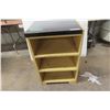 Image 1 : Old Wood Shelf with Arborite Top, 34" x 21 1/2" x 18 1/2"