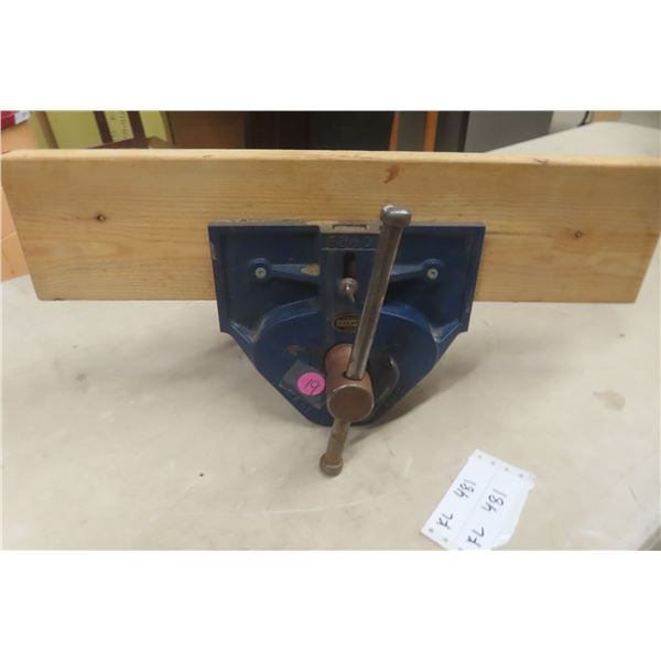 Heavy-Duty Record 52 1/2" Woodworking Vise with Quick Release