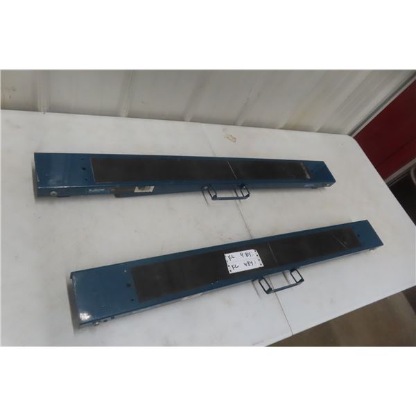 Pair of Mastercraft Folding Metal Sawhorses, 30" x 39"