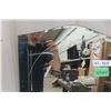 Image 3 : Vintage Etched Wall Mirror, 24" x 15.5"