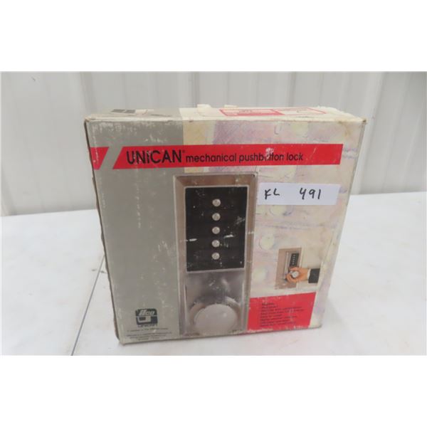 Unican Mechanical Push Button Lock