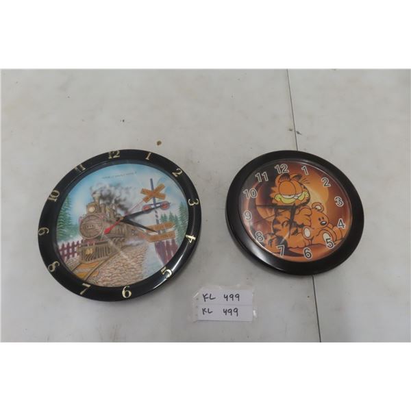 Garfield Clock and Train Clock with Sound