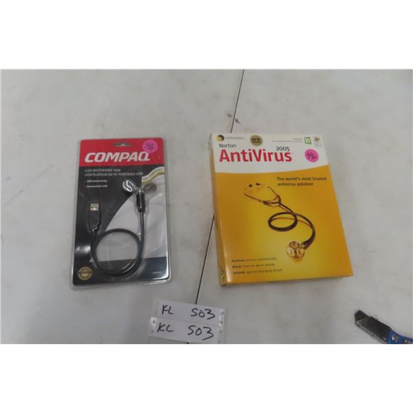 New USB Fan and Norton 2005 Anti-Virus